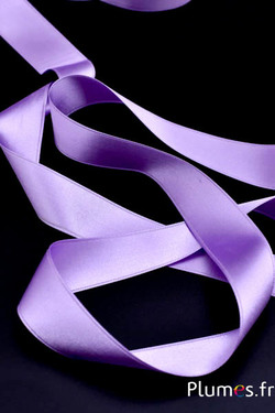 Ruban satin - largeur 25 mm - lilas